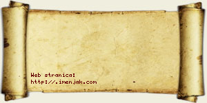 Olga Jazački vizit kartica